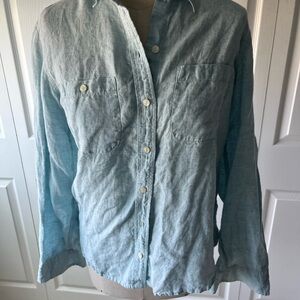Ralph Lauren Men's Sky Blue Button Down Shirt